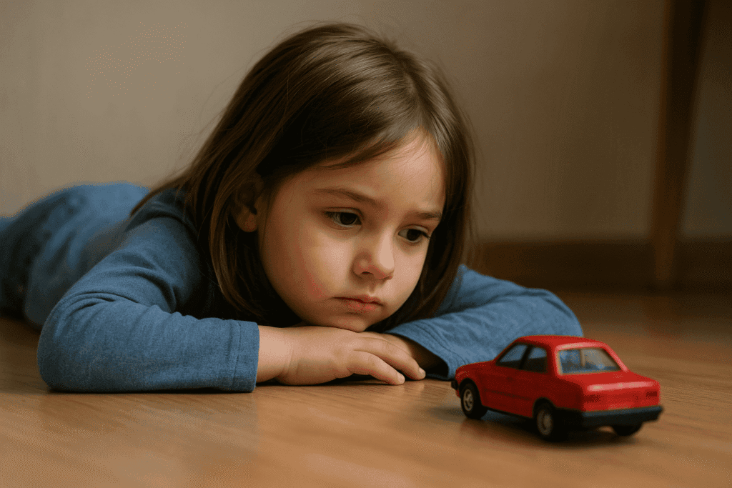 Niña autista- Autismo y crianza respetuosa