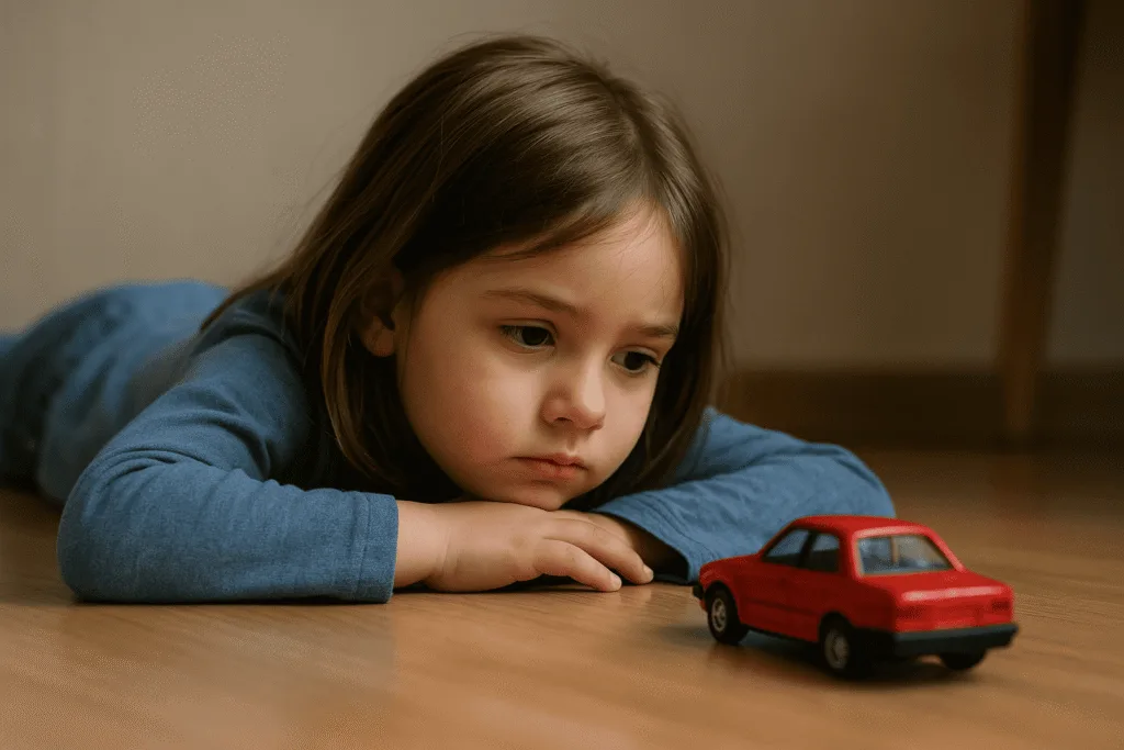 Niña autista- Autismo y crianza respetuosa