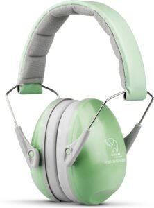 Schallwerk ® Protección auditiva para niños, protección auditiva para niños Autistas color verde manzana
