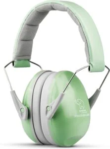 Schallwerk ® Protección auditiva para niños, protección auditiva para niños Autistas color verde manzana
