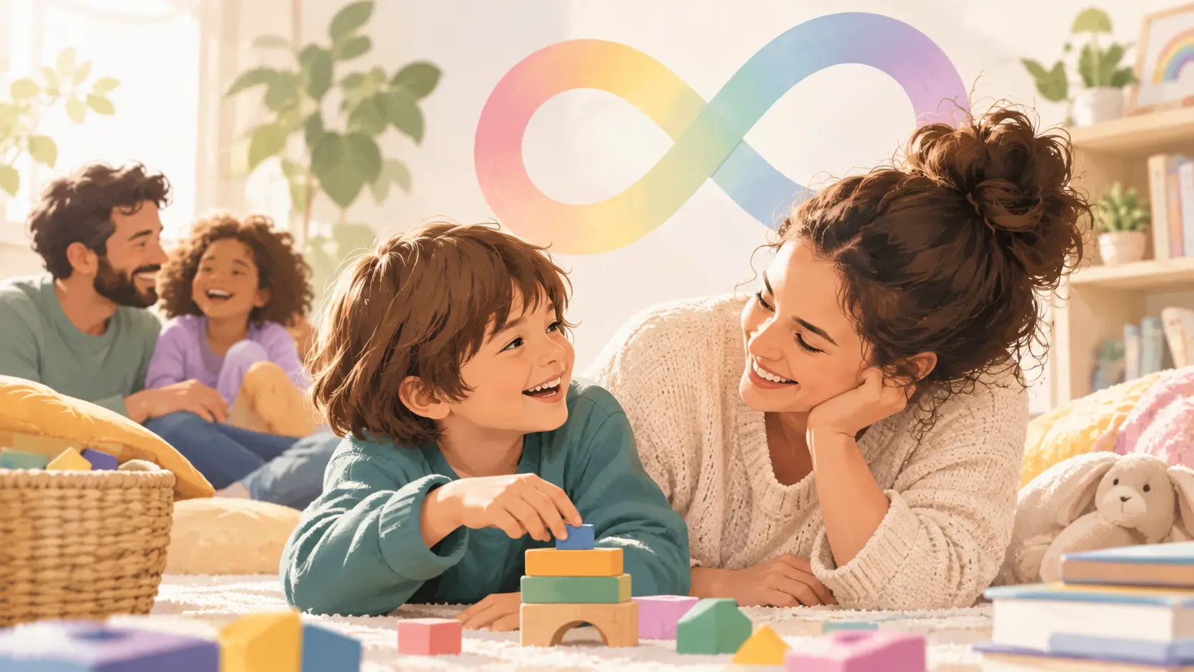 Representación de la neurodiversidad y la crianza respetuosa
